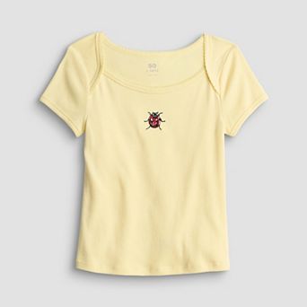 Girls 7-20 SO® Picot Trim Top in Regular & Plus Size