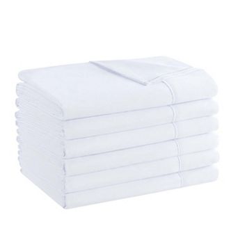 Host & Home Microfiber Flat Sheets (6/Pack)