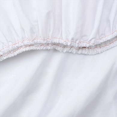 Host & Home Cotton Sateen White Fitted Bed Sheets (6 Pack)