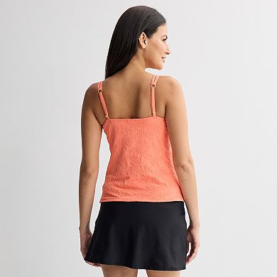Women's Bal Harbour Ring Top Tankini Swimsuit Top