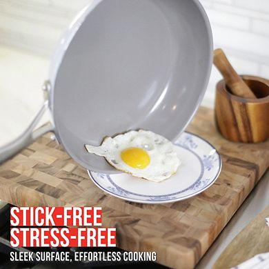 TECHEF CeraTerra - 8", 10", & 12" Ceramic Nonstick Frying Pan Set