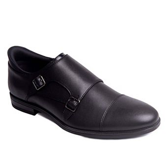 Marc Joseph New York Oliver Street Mens Hands-Free Slip On Technology Double Monk Oxfords