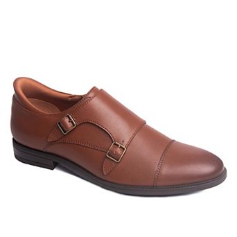 Marc Joseph New York Oliver Street Mens Hands-Free Slip On Technology Double Monk Oxfords