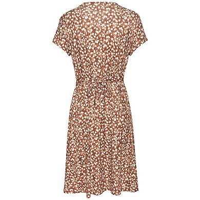 Lascana Women's Short Sleeve Print Dress