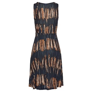 Lascana Women's Strap Detail Printed Dress