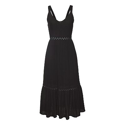 crochet insert dress New White Crochet Insert Maxi Dress - 4