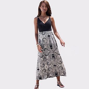 Lascana Women's Strap Detail Maxi Dress