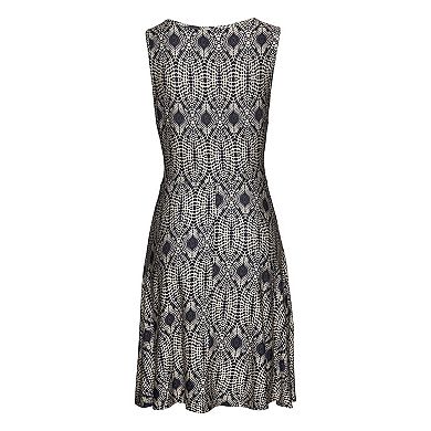 Lascana Women's Sleeveless Keyhole Dress