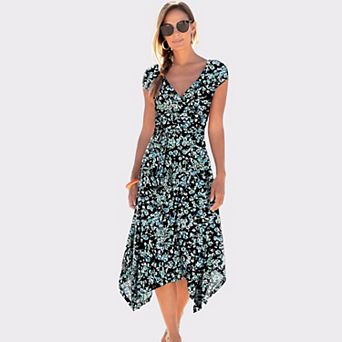 Lascana Women's Handkerchief Hem Dress