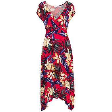 Lascana Women's Handkerchief Hem Dress