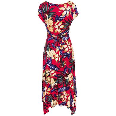 Lascana Women's Handkerchief Hem Dress