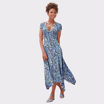 Lascana Women's Handkerchief Hem Dress