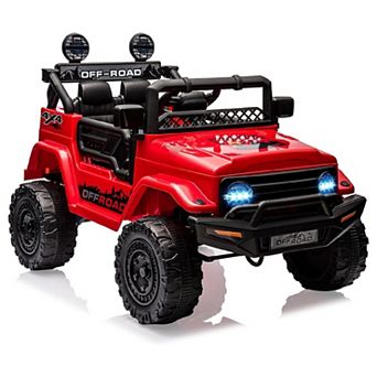 12V 2-Seater Kids Electric Ride on Truck Car, Remote Control Electric Car for Kids