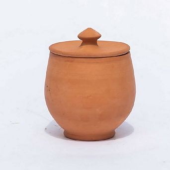 Terracotta Pot with Lid