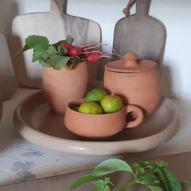 Terracotta Pot with Lid