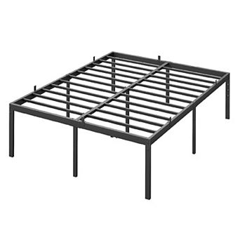 10" Heavy Duty Metal Bed Frame with Storage, Steel Slats, Noise Free & Easy Assembly