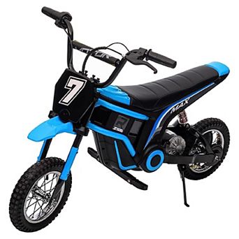 24v Kids Electric Dirt Bike, 350 w Off-Road Motocross Bike with Shockproof Suspension