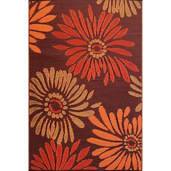 Mad Mats Daisy Rust Rug