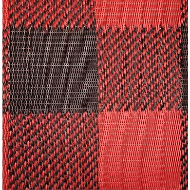 Buffalo Plaid Red and Black Rug