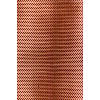 Basket Weave Brown Oxide Rug