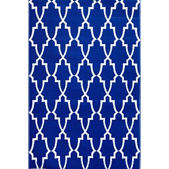 Casa Blanca Blue and White Rug