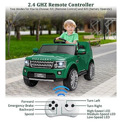 2-In-1 Licensed Land Rover Ride on Car for Kids 3-8 Years Old, 12v ...