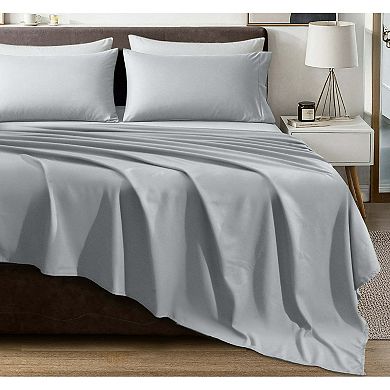 Beddora Bed Sheet Set 4-Piece Soft Microfiber Deep Pocket