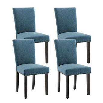 Dining Chairs Set of 2/4/6,Fabric Upholstered Parson Dining Chairs with Padded,Modern Kitchen Chairs