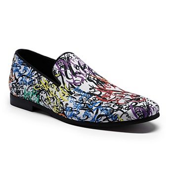 Men's Printed Loafer Slip-On Easy-On Comfortable Shoes