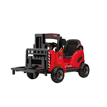 12V Ride On Forklift Toy Car for Kids, Electric Ride On Car with Remote Control