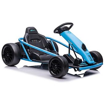 24V Electric Go Kart for Kids 8-12 Years 9Ah Large Battery, 8MPH High Speed