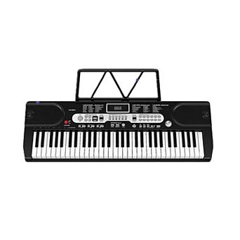61 Key Digital Keyboard Piano Set Portable HIPS Electronic Piano with Stand, Microphone