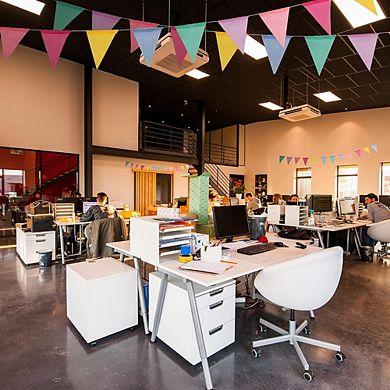 Pastel Triangle Pennant Banner Flags for Birthday, Easter & Party Decor (4 Strings)