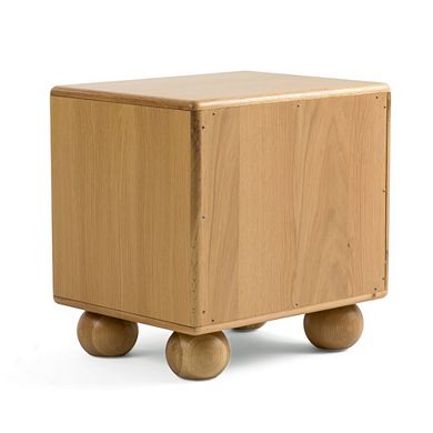 Modrest Winters - Modern Natural Oak Nightstand