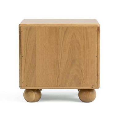 Modrest Winters - Modern Natural Oak Nightstand