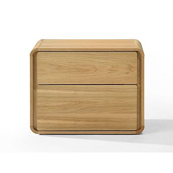 Modrest Dustin - Modern Natural Oak Nightstand