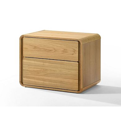 Modrest Dustin - Modern Natural Oak Nightstand