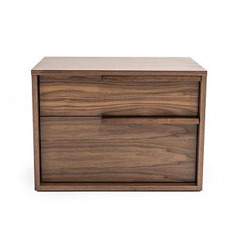 Modrest Amberlie - Modern Walnut Nightstand