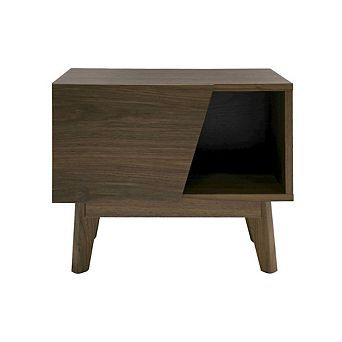 Modrest Abelard - Mid-century Walnut Nightstand