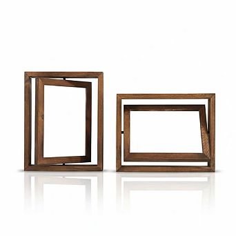 Double-Sided Display Rotating Photo Frames