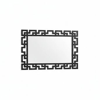 Rustic Wood Hanging Accent Mirror