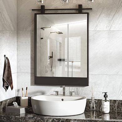 Non-Rusting Iron Framed Accent Mirror