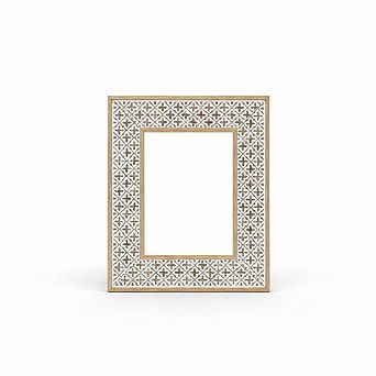 3D Cross Pattern Boho Photo Frame