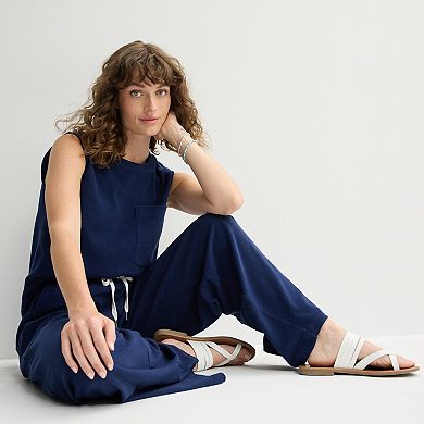 Women's Sonoma Goods For Life® Towel Terry Wide Leg Pants