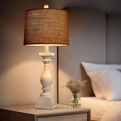 2 Pack Traditional Vintage Farmhouse Table Lamps