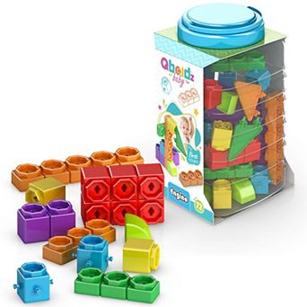 Engino Qboidz Baby My First Steps Large 72 pc Brick Set