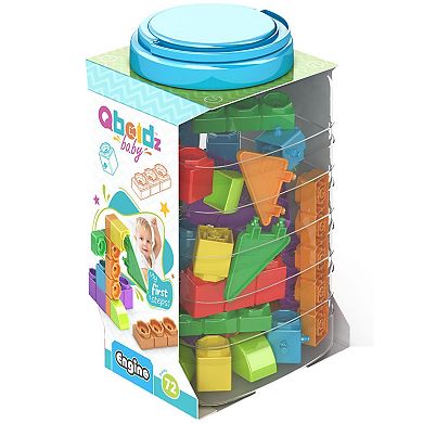 Engino Qboidz Baby My First Steps Large 72-Piece Brick Set