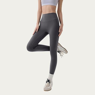 Women’s High Waist Active Leggings with Smooth Stretch Fabric Supportive Contoured Fit