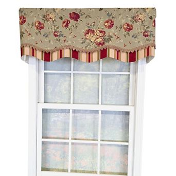 Cotton Lymington Glory Fully lined Windows Rod Pocket Valance