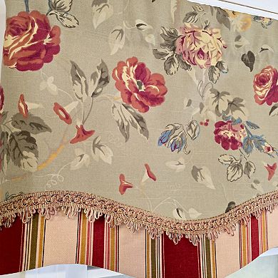 Cotton Lymington Glory Fully lined Windows Rod Pocket Valance